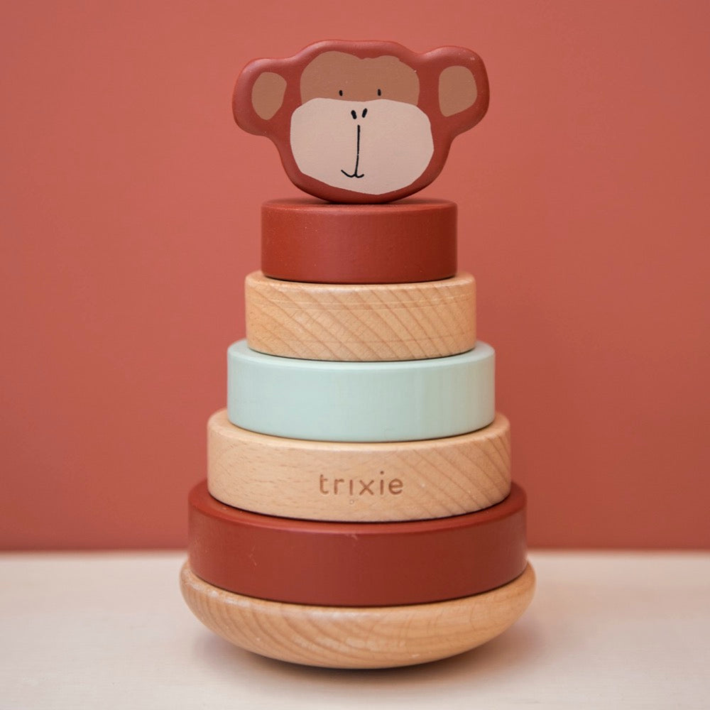Houten stapeltoren - Mr. Monkey