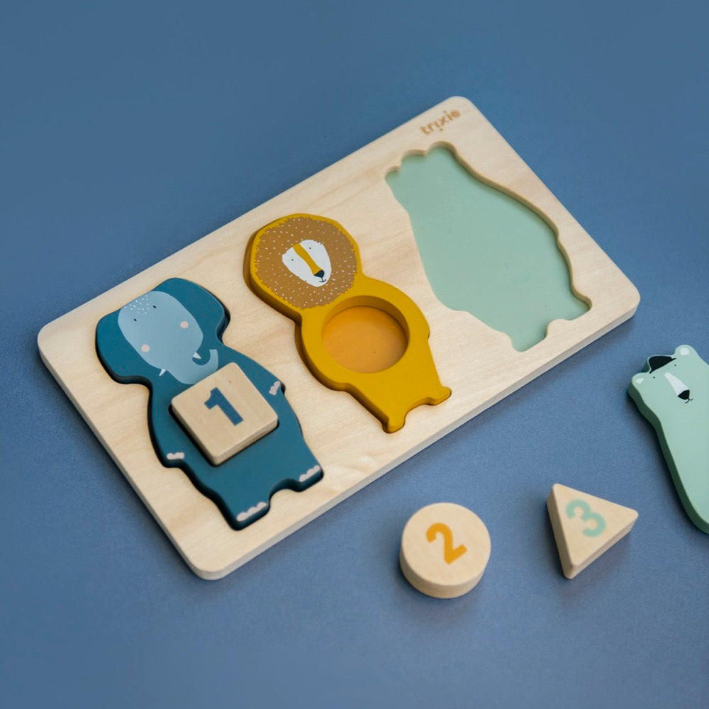 Houten telpuzzel