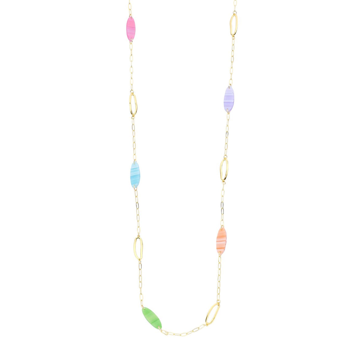 Collier - Macaolang Halsketting Multicolor