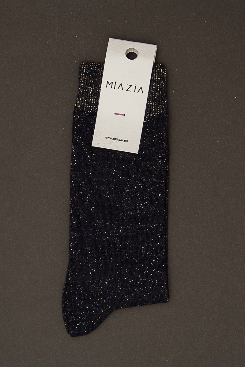 Mia Zia - Chaussettes glitter Marine