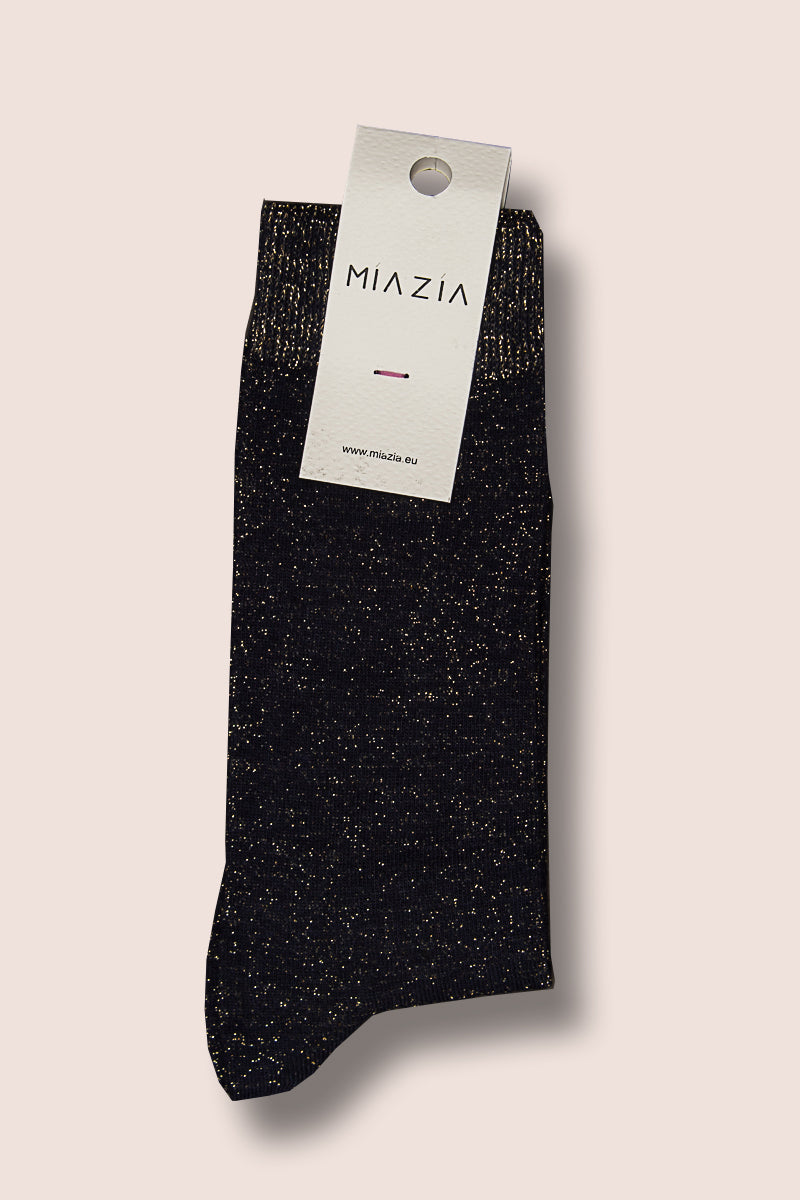 Mia Zia - Chaussettes glitter Marine