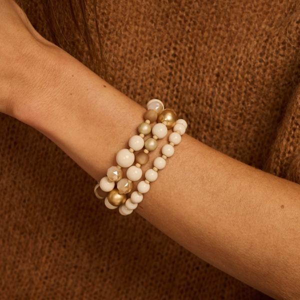 Armband - Pan87 Ecru