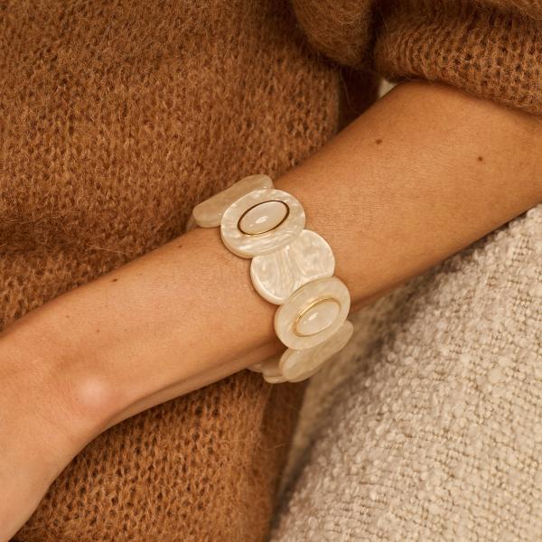 Armband - Karla Wit