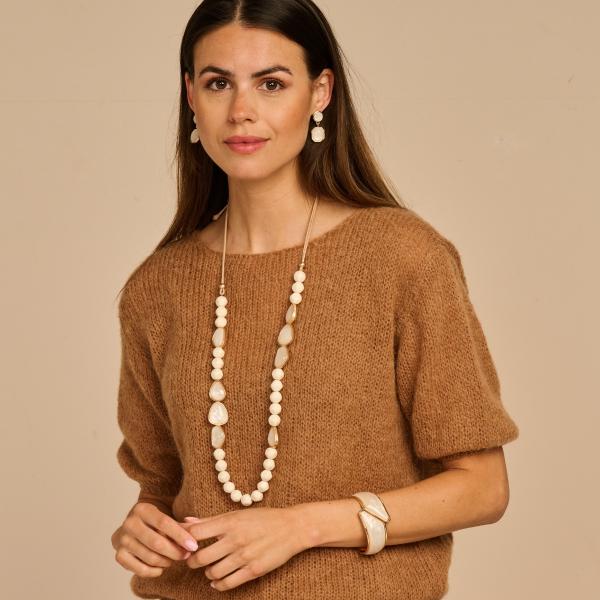 Bracelet - Kab15 Ecru