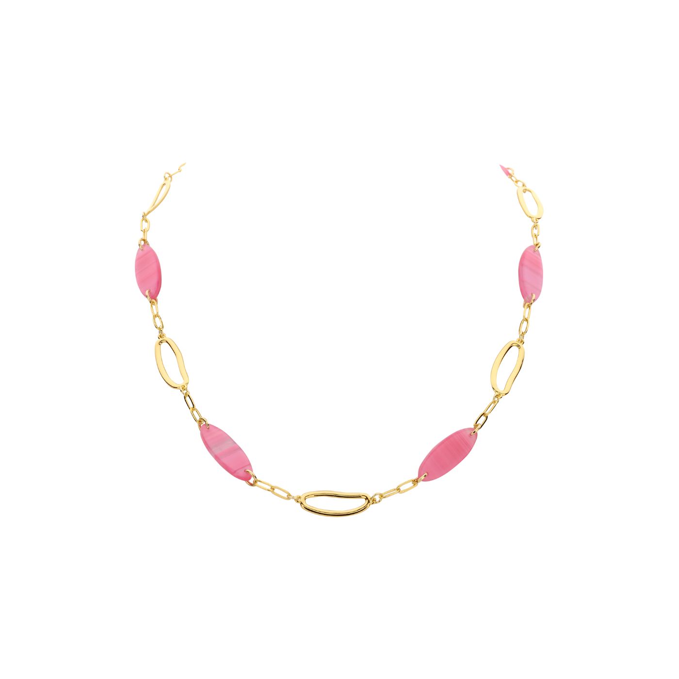 Halsketting - Macao Halsketting Fuchsia
