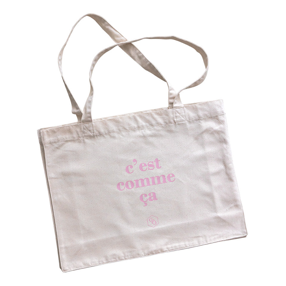 Cent Pur Cent - Totebag Pink - C&#39;Est Comme Ça