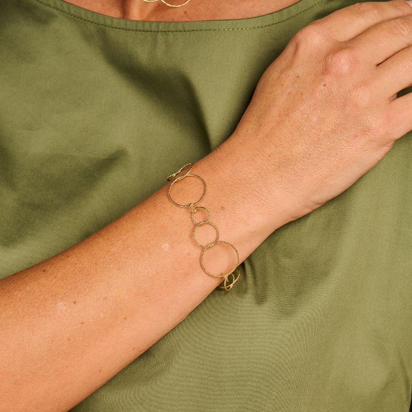 Bracelet - Daiman Armband Goudkleurig