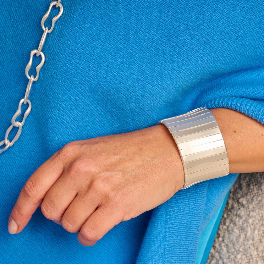 Armband - Dab7 Armband Zilverkleurig Mat