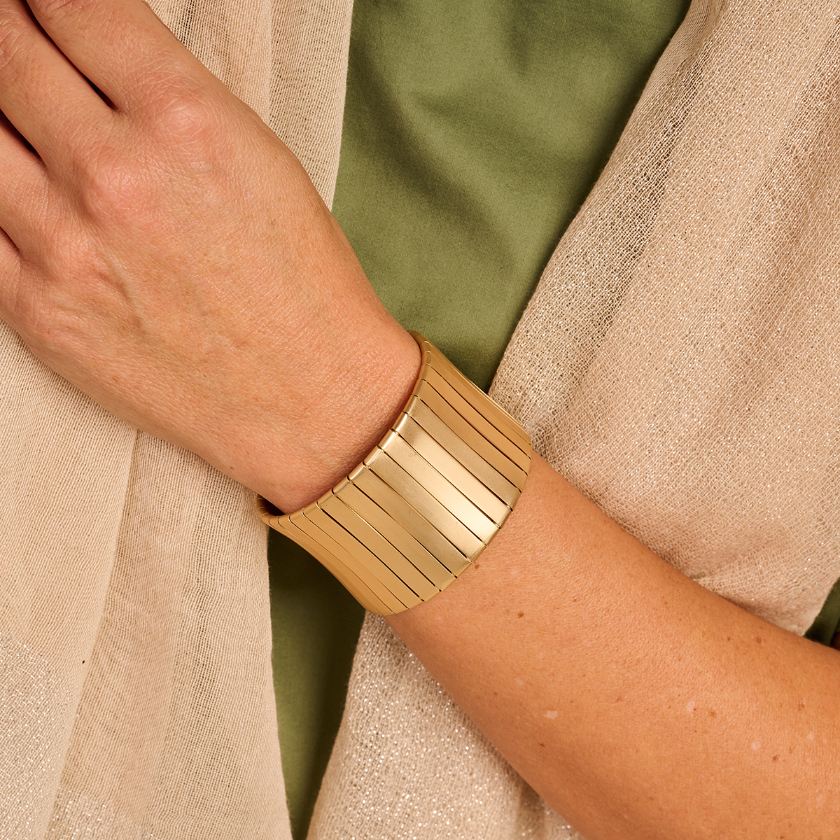 Armband - Dab7 Armband Goudkleurig Mat