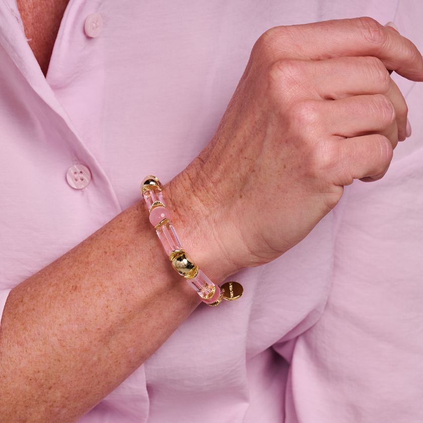 Bracelet - Dadu Armband Roze