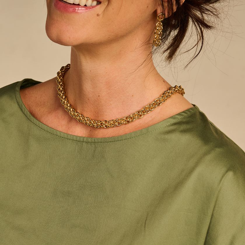 Collier - Debbie Halsketting Goudkleurig