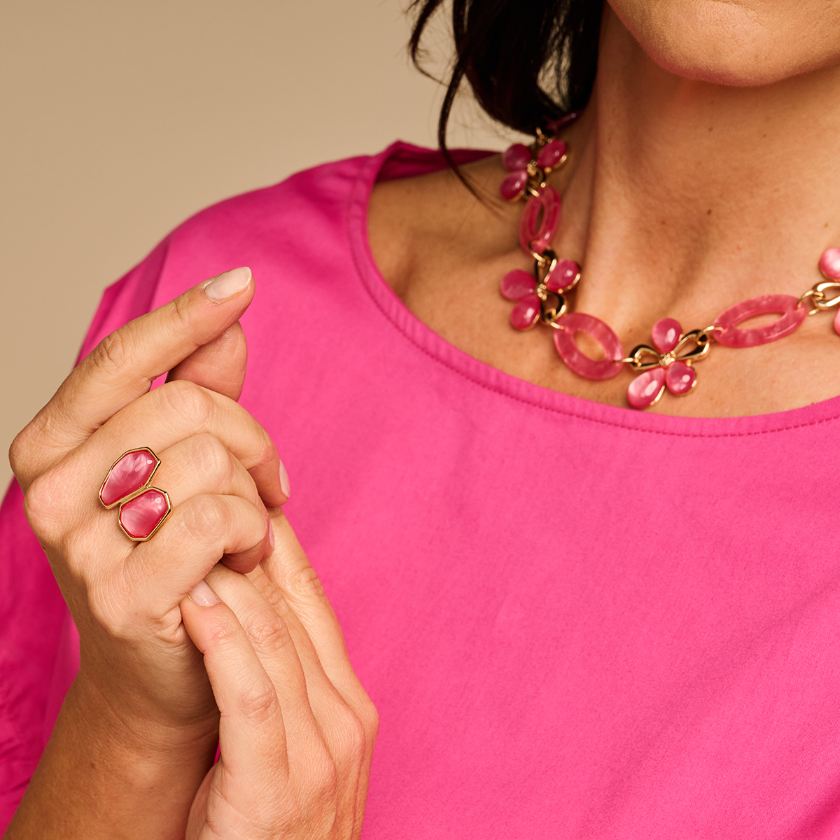 Halsketting - Klaas Halsketting Fuchsia
