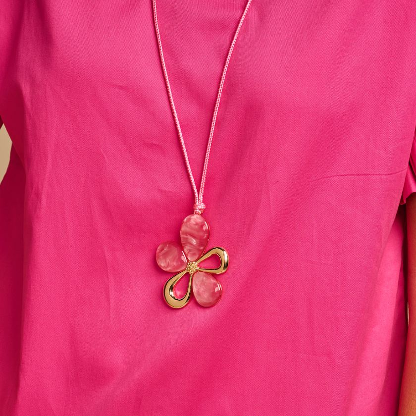 Halsketting - Kalina Halsketting Fuchsia