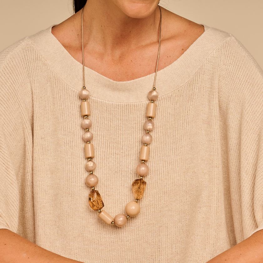 Halsketting - Kasper Halsketting Beige