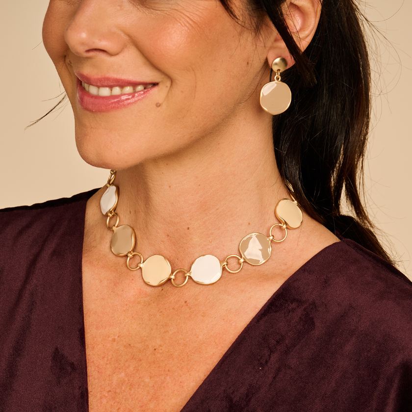 Halsketting - Kent Halsketting Multi Beige