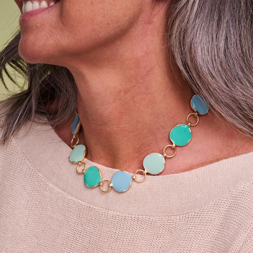 Halsketting - Kent Halsketting Multi Blauw
