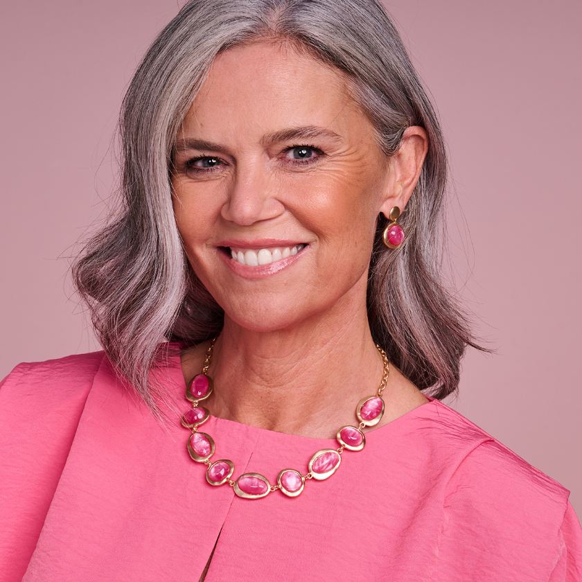 Collier - Kobe Halsketting Fuchsia