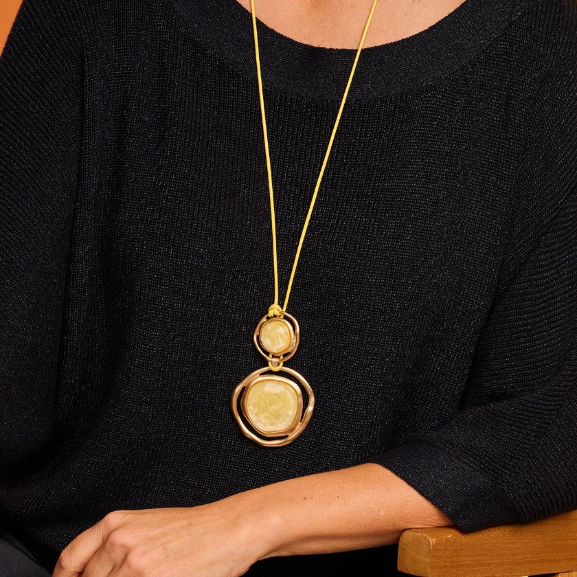 Collier - Kurt Halsketting Geel
