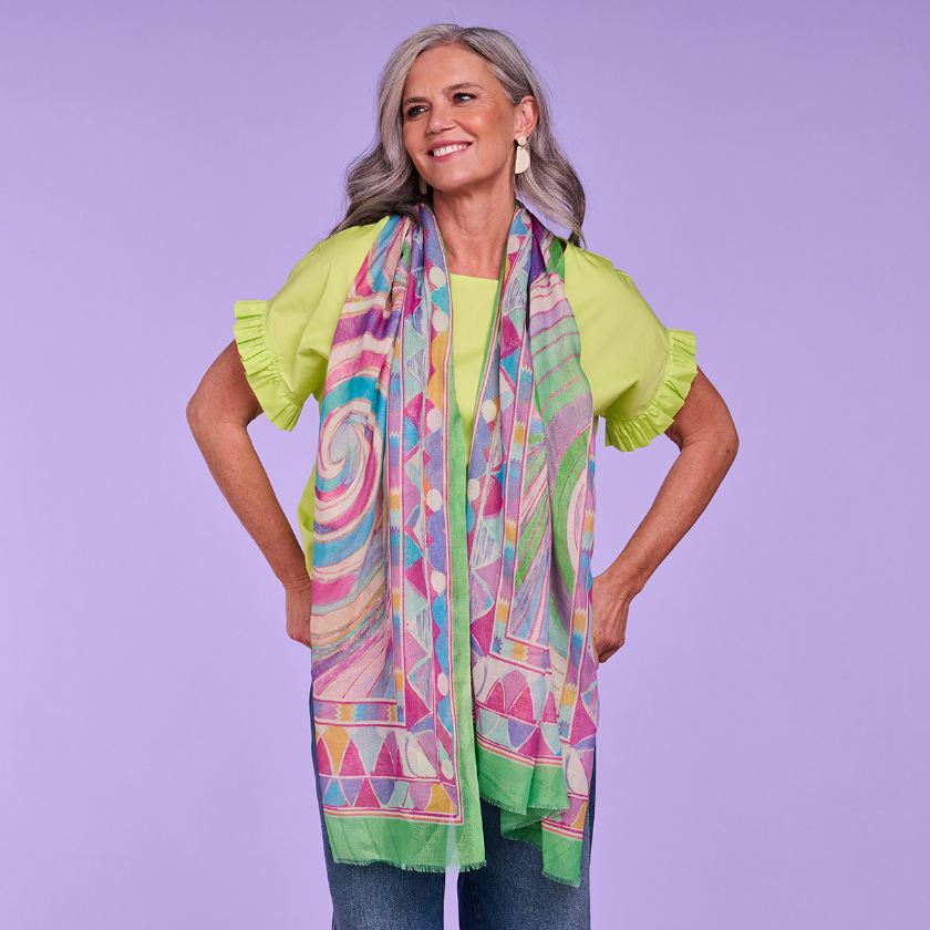 Sjaal - Lcscarves231 Sjaal Multicolor