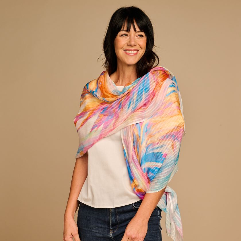 Sjaal - Lcscarves236 Sjaal Multicolor