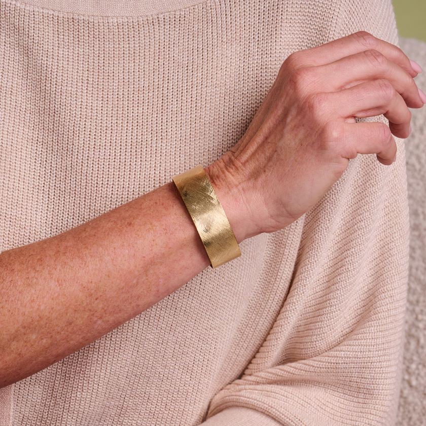 Bracelet - Mab13 Armband Goudkleurig Mat