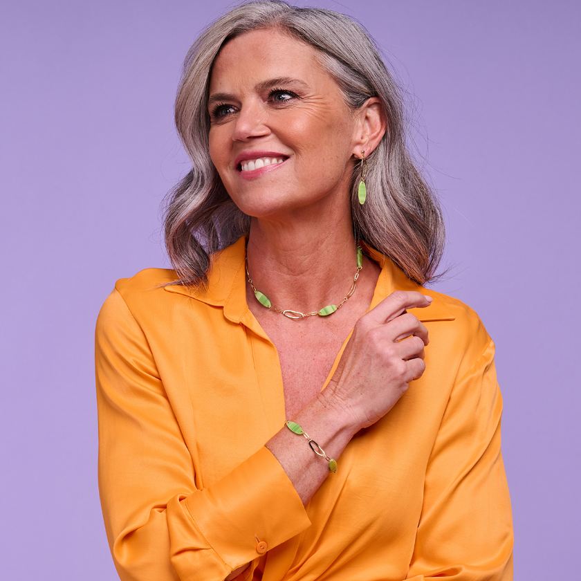 Collier - Macao Halsketting Groen