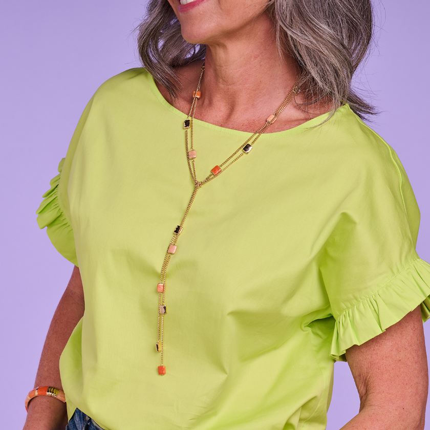 Collier - Osman Halsketting Multi Fuchsia