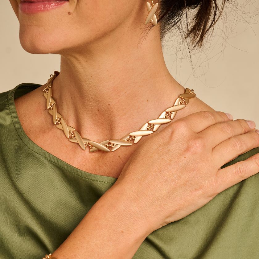 Bracelet - Octaaf Armband Goudkleurig Mat