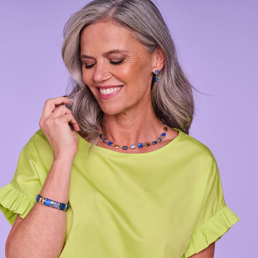 Collier - Owain Halsketting Multi Turquoise