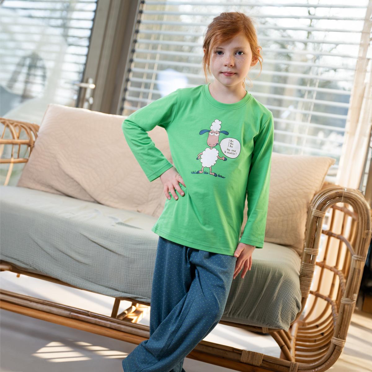 Mixte - Lange Pyjama - Groen