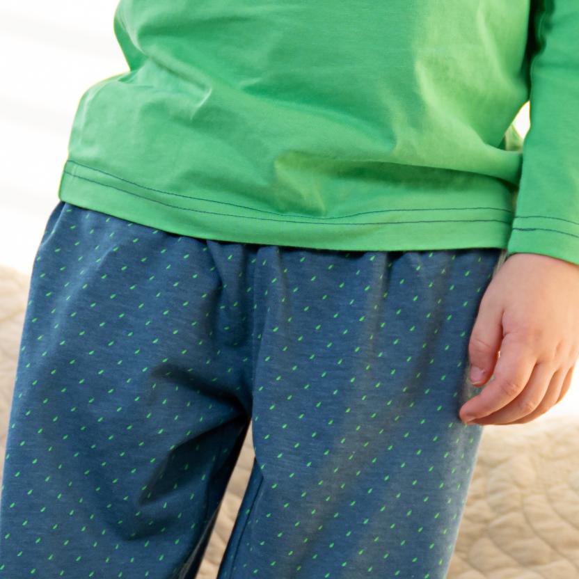 Mixte - Lange Pyjama - Groen