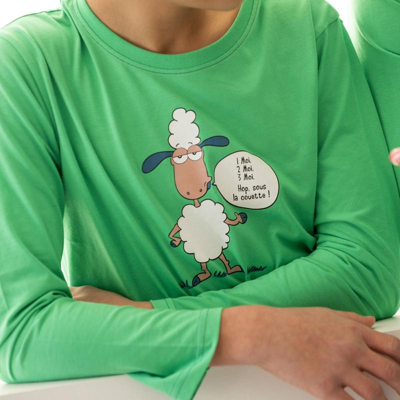 Mixte - Lange Pyjama - Groen