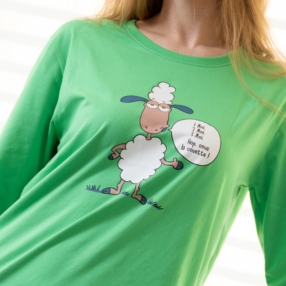 Vrouwen - Lange Pyjama - Groen