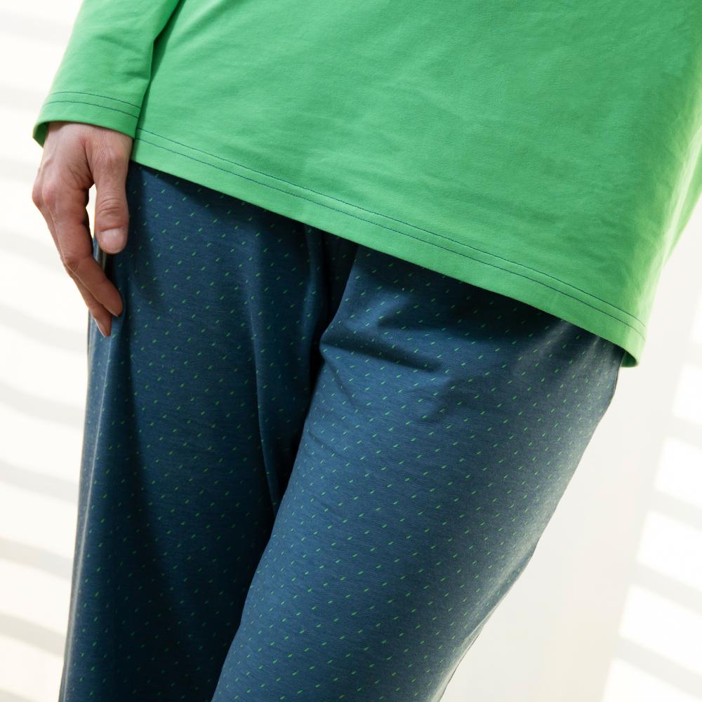 Vrouwen - Lange Pyjama - Groen