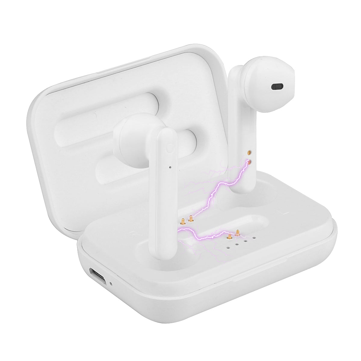 Tactiele Bluetooth V5.0+Edr Oordopjes - Wit
