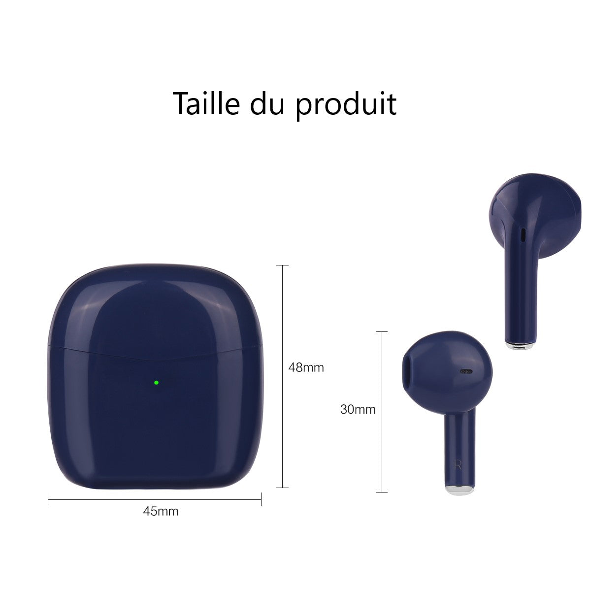 Draadloze Bluetooth Oordopjes - Blauw