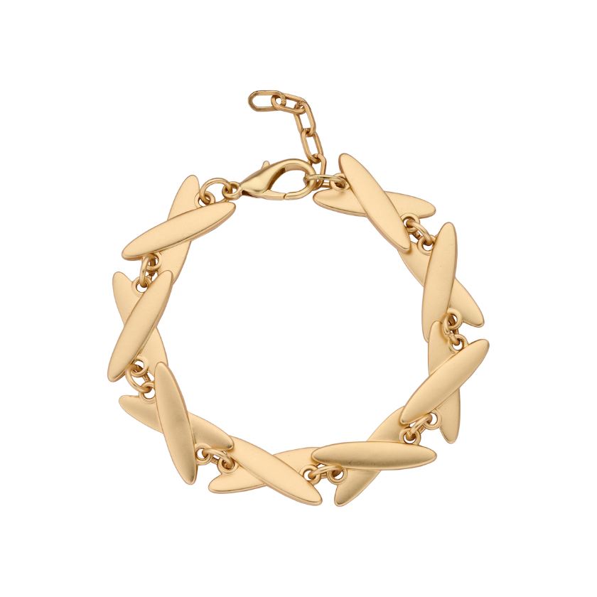 Armband - Octaaf Armband Goudkleurig Mat