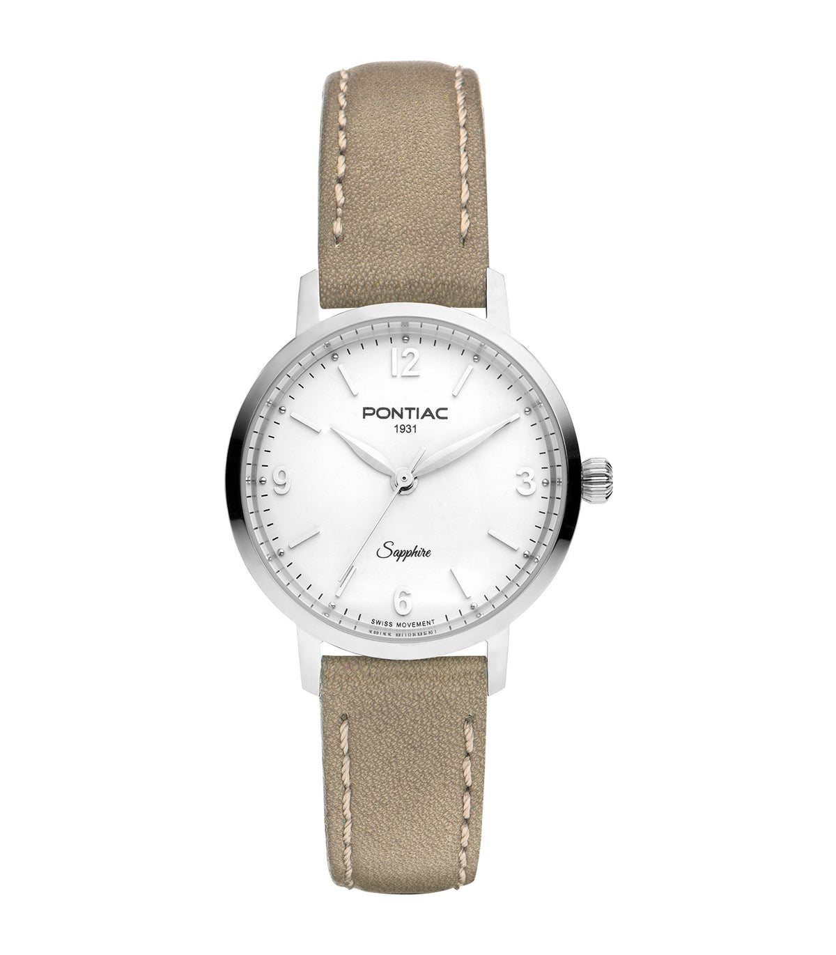 Pontiac - Lily - Femme - Stalen Kast-Zandgestraalde Wijzerplaat-30Mm