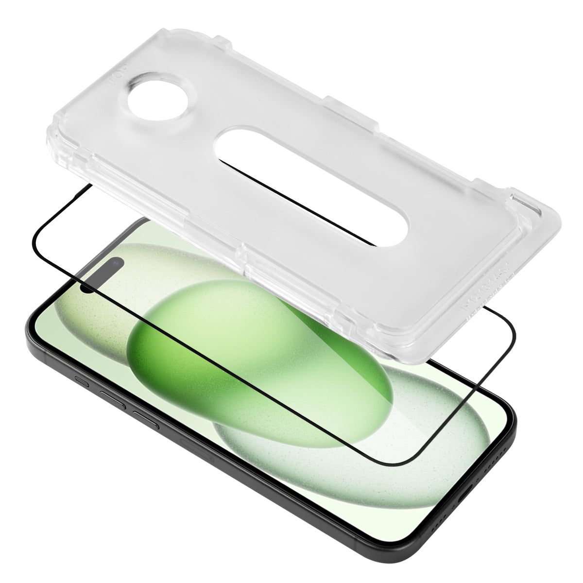 Gehard Glazen Beschermfolie Platyne Voor Iphone 15 Plus - Stofbestendig, Bubbelvrij En Hoge Weerstand - Transparant