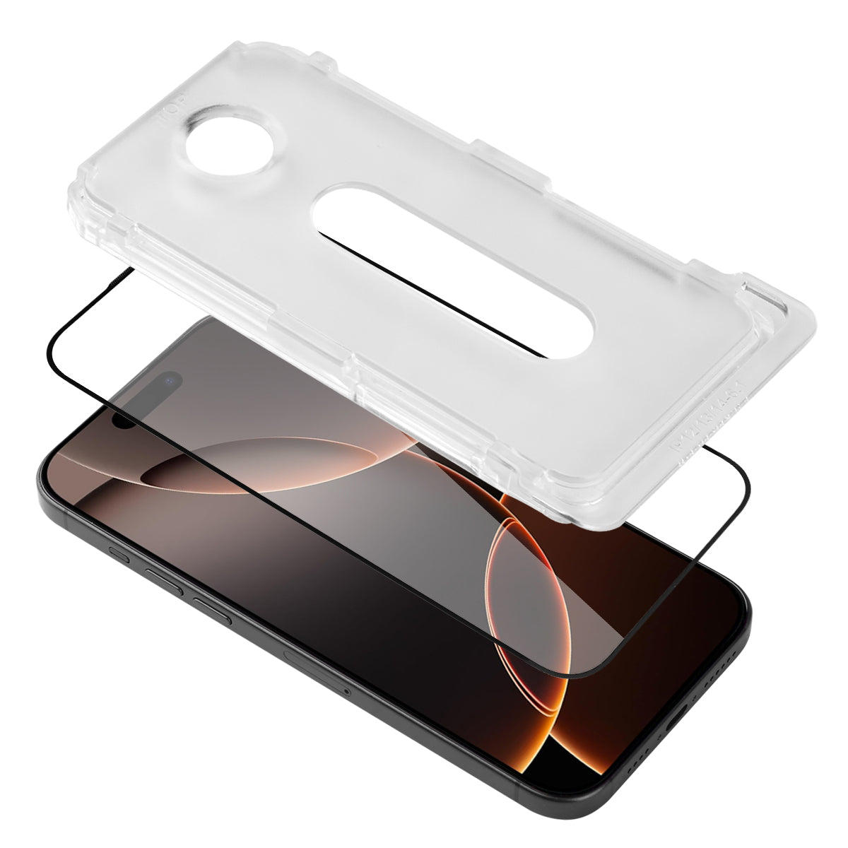 Gehard Glazen Beschermfolie Platyne Voor Iphone 16Pro Max - Stofbestendig, Bubbelvrij En Hoge Weerstand - Transparant