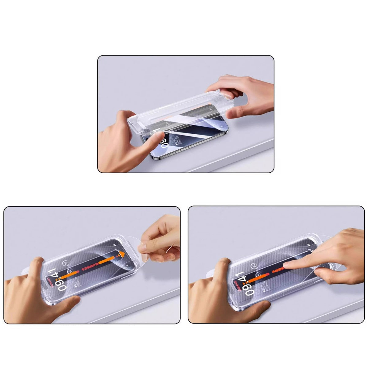 Gehard Glazen Beschermfolie Platyne Voor Iphone 16Pro Max - Stofbestendig, Bubbelvrij En Hoge Weerstand - Transparant