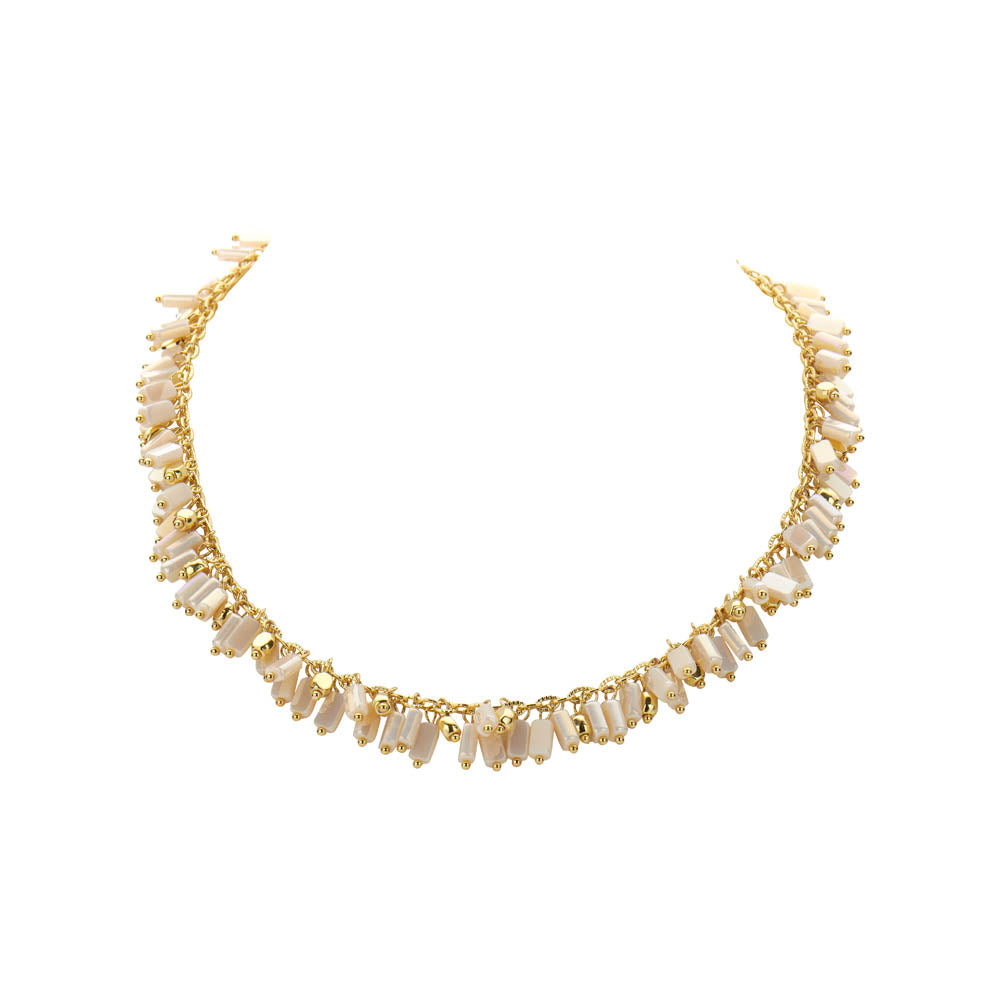 Halsketting - Pan84 Ecru