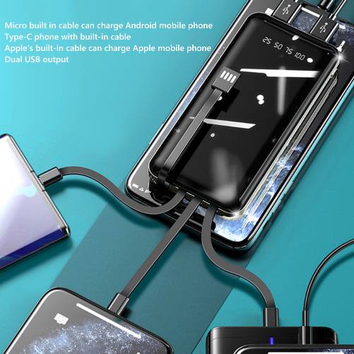Powerbank 10000 Mah - Zwart