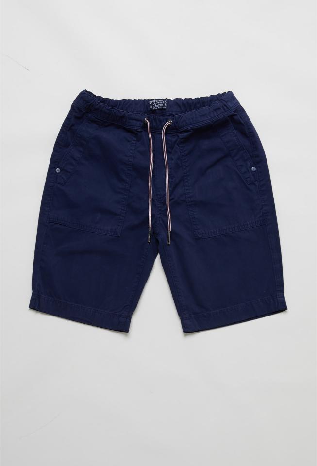 Multi Pkts Wb Drawstring Short - Bleu