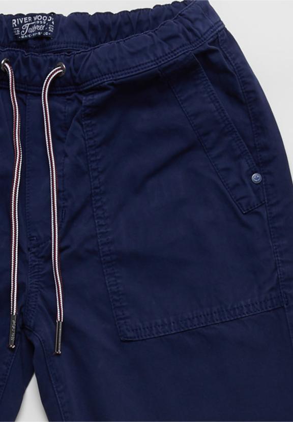 Multi Pkts Wb Drawstring Short - Blauw