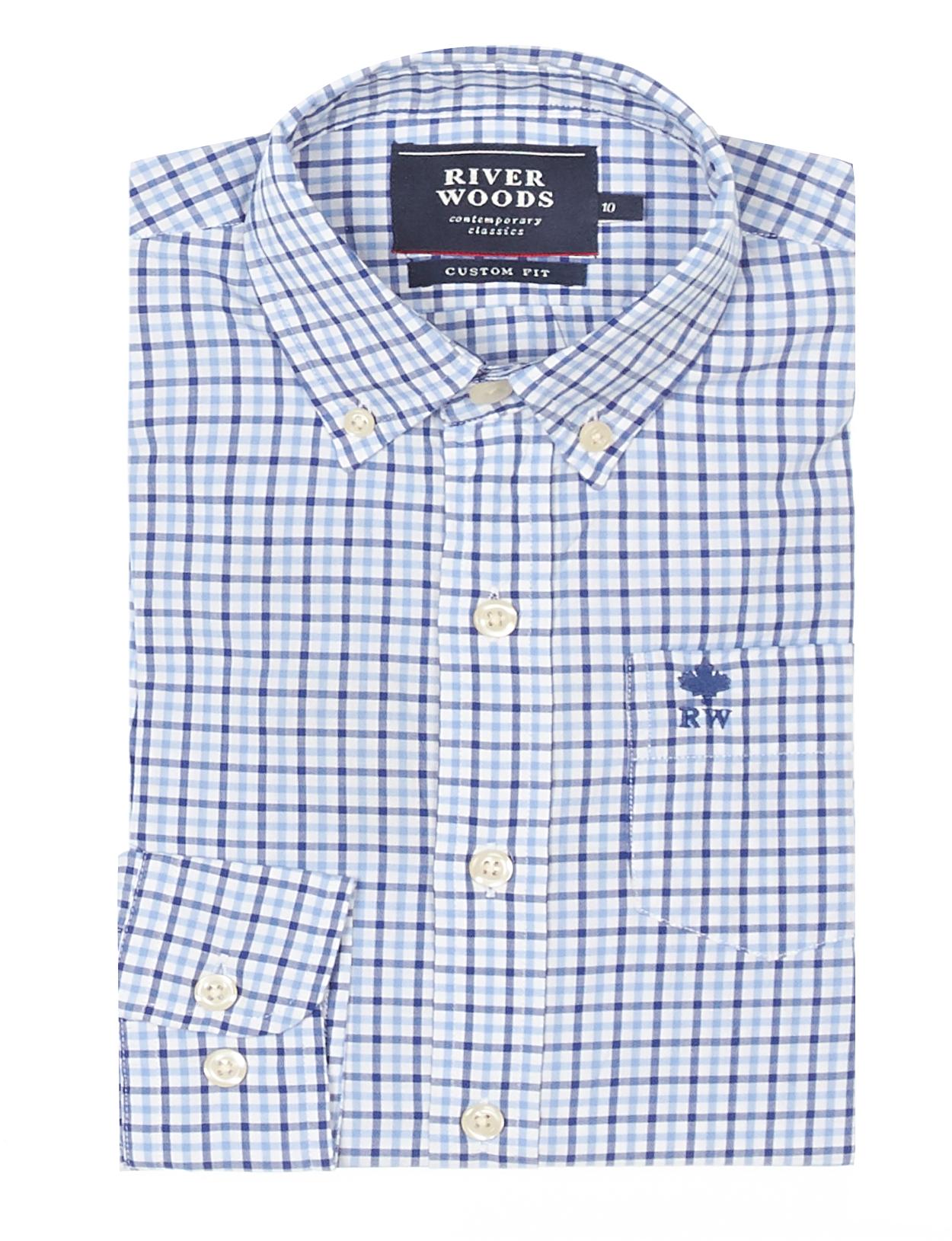 Custom Fit Wallstreet Shirt In Multi - Multi