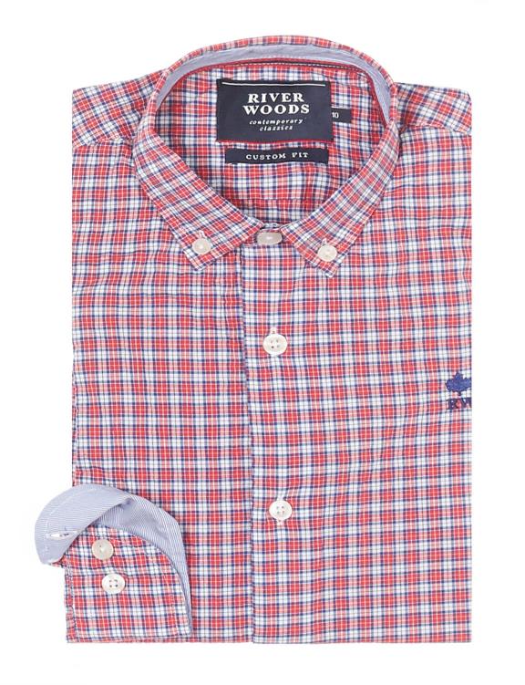 Princeton Shirt In Red - Rouge