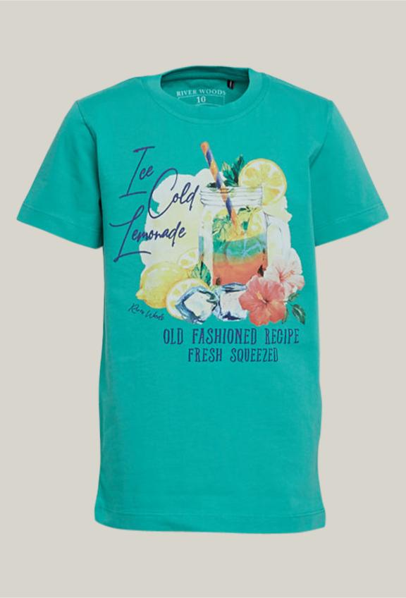 Basic Cotton T-Shirt Kiwi - Vert