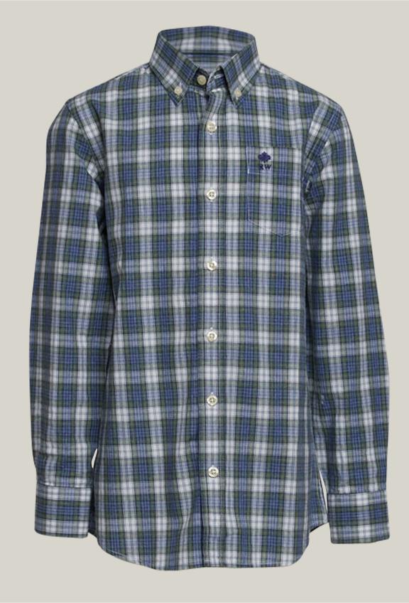 Cutsom Fit Checked Shirt With Chest Pocket Multi - Multi