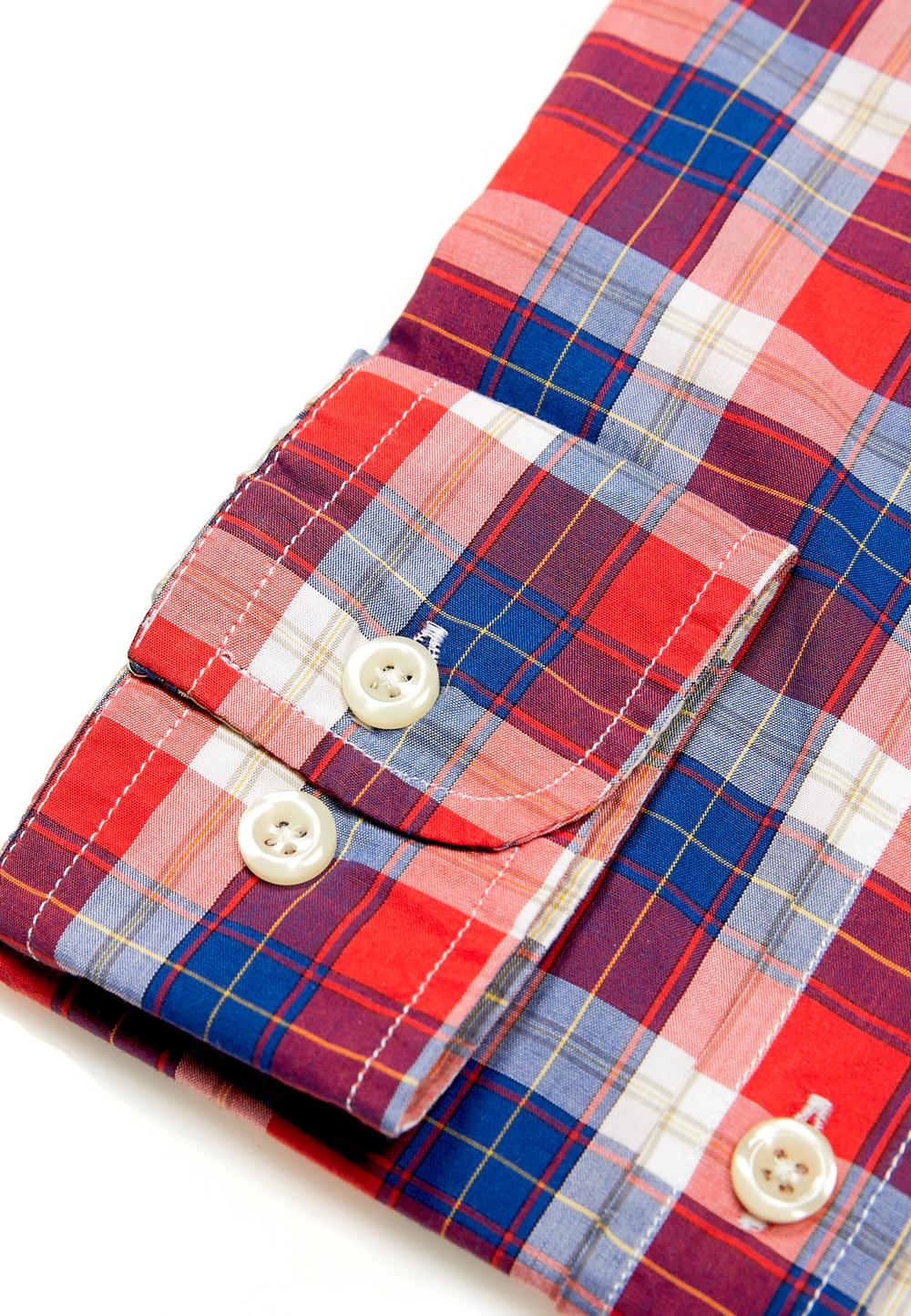 Custom Fit Checked Shirt Multi - Multi